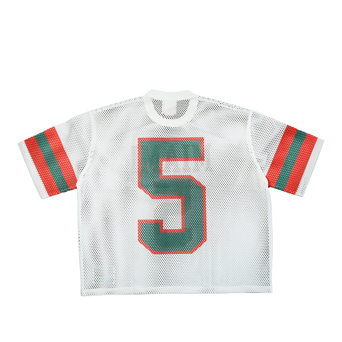 Lafavre Miami Hurricanes White Mesh #5 Jersey