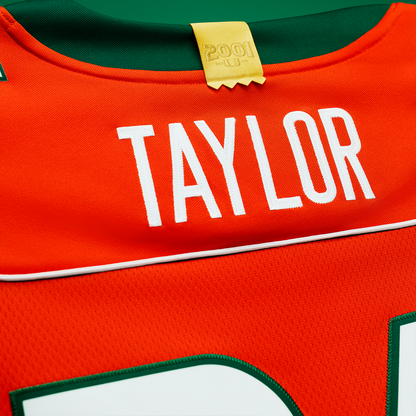adidas Miami Hurricanes Orange 2001 Collection Premier #26 Sean Taylor Jersey