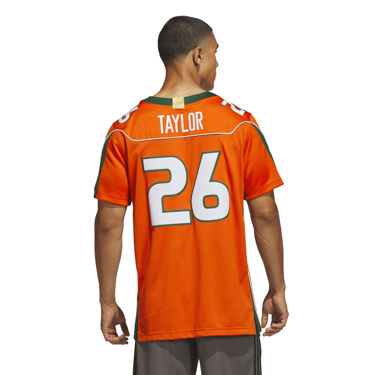 adidas Miami Hurricanes Orange 2001 Collection Premier #26 Sean Taylor Jersey