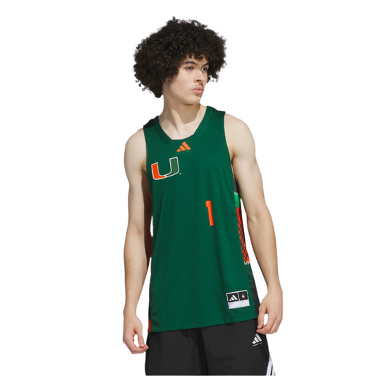 adidas Miami Hurricanes Honoring Black Excellence Basketball Jersey