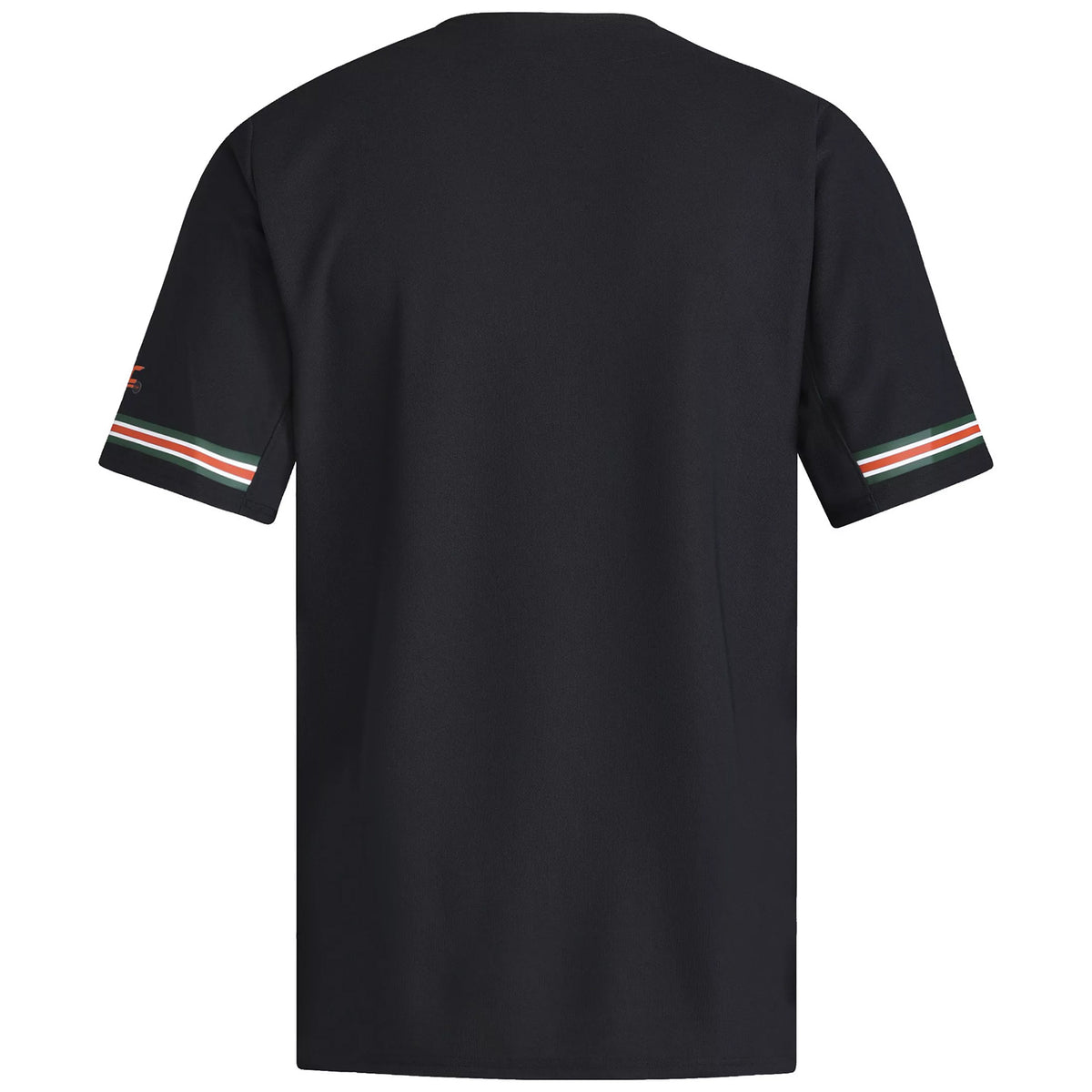 adidas Miami Hurricanes Black Old English &quot;M&quot; Baseball Jersey