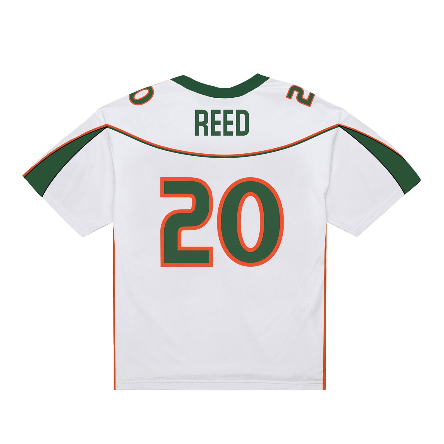 ★Mitchell & Ness NCAA Miami Hurricanes Playmaker 関税込★ Men's Mitchell & Ness Sean Taylor White Miami Hurricanes