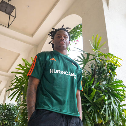 adidas Miami Hurricanes Men's Green Soccer Jersey