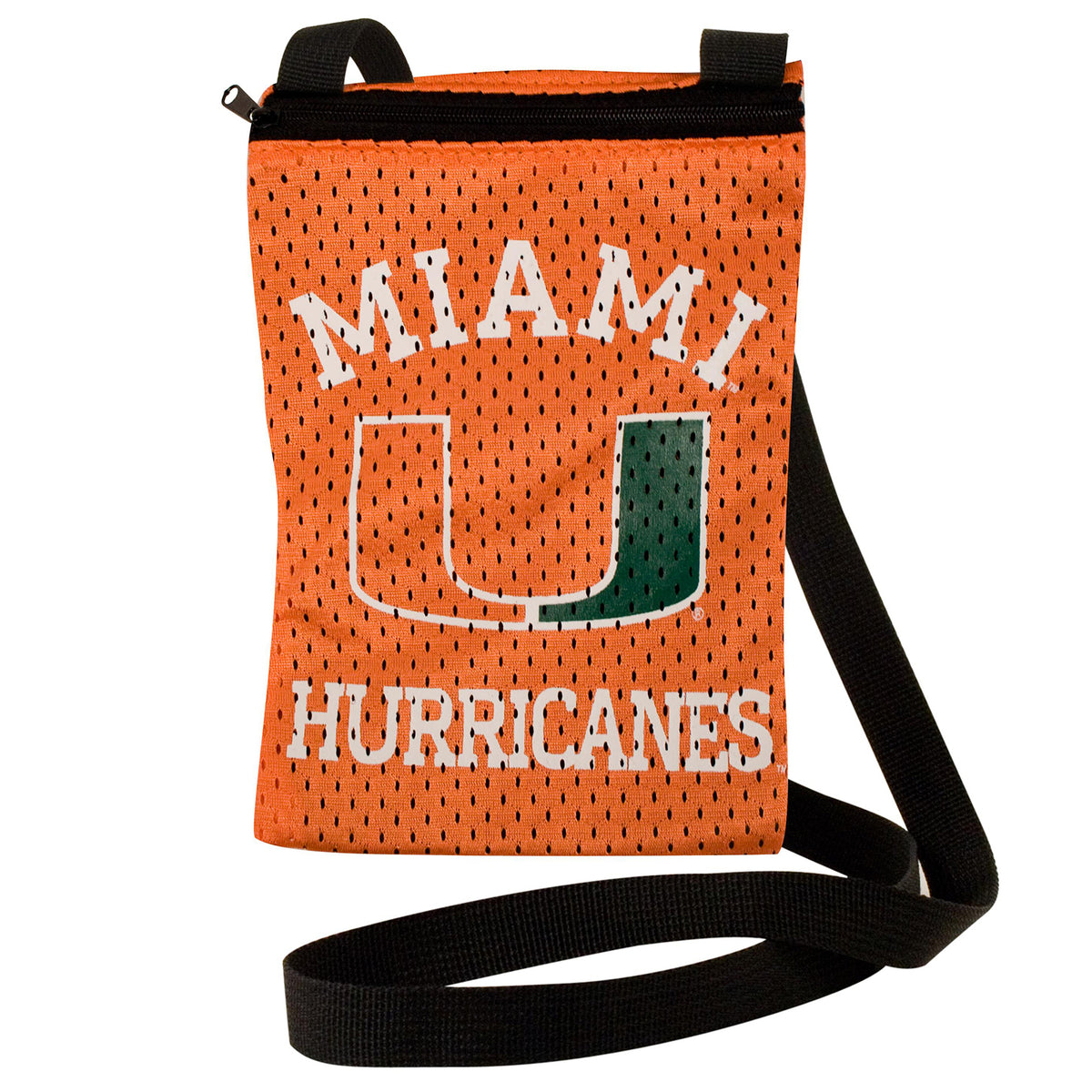 LITTLEARTH Miami Hurricanes Orange Game Day Pouch