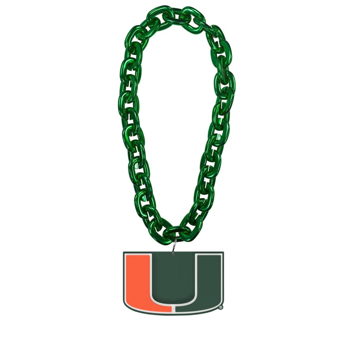 Aminco Miami Hurricanes Green Fan Chain