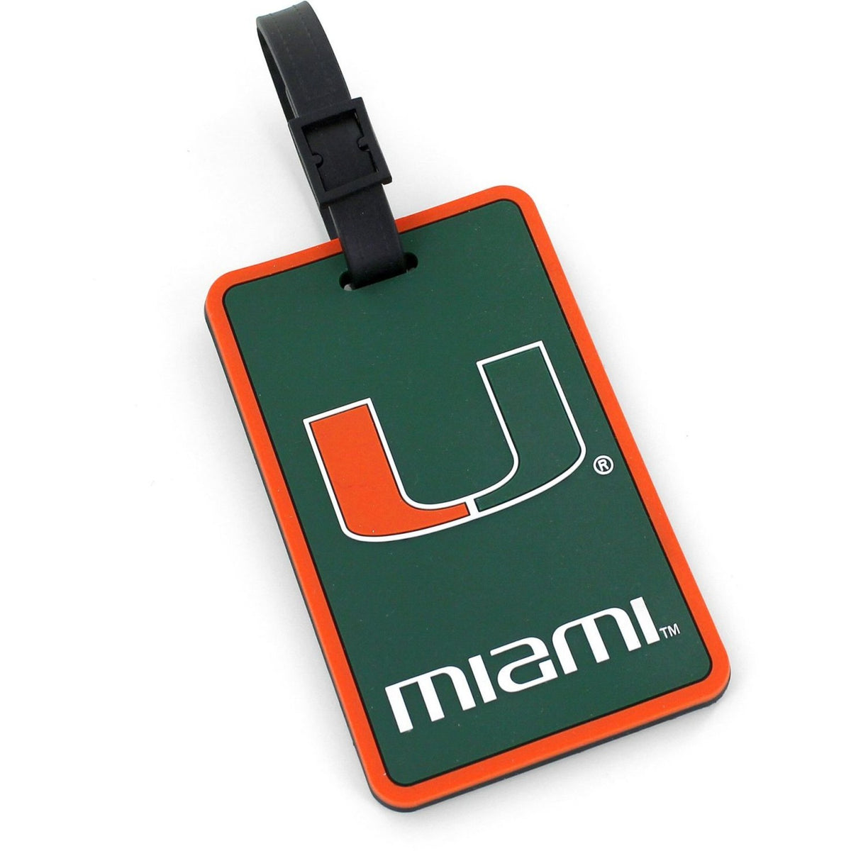 Aminco University of Miami Soft Rubber Luggage Tag