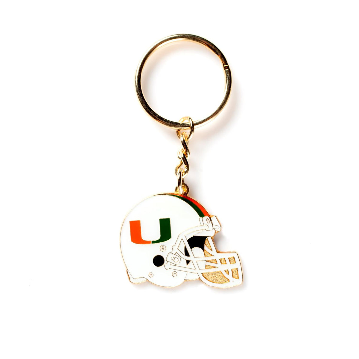 Aminco Miami Hurricanes Football Helmet Keychain