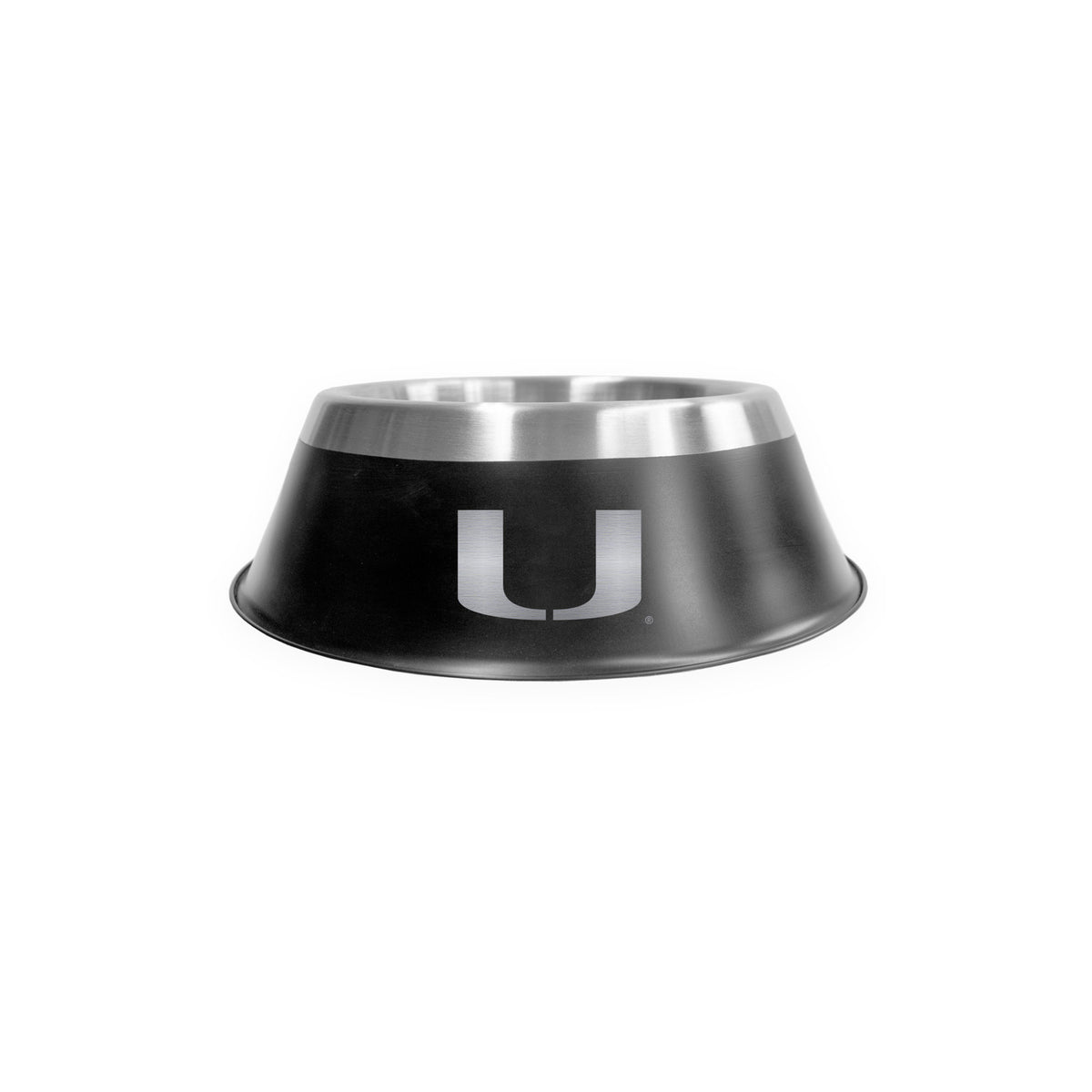 LITTLEARTH Miami Hurricanes Small All Pro Pet Bowl