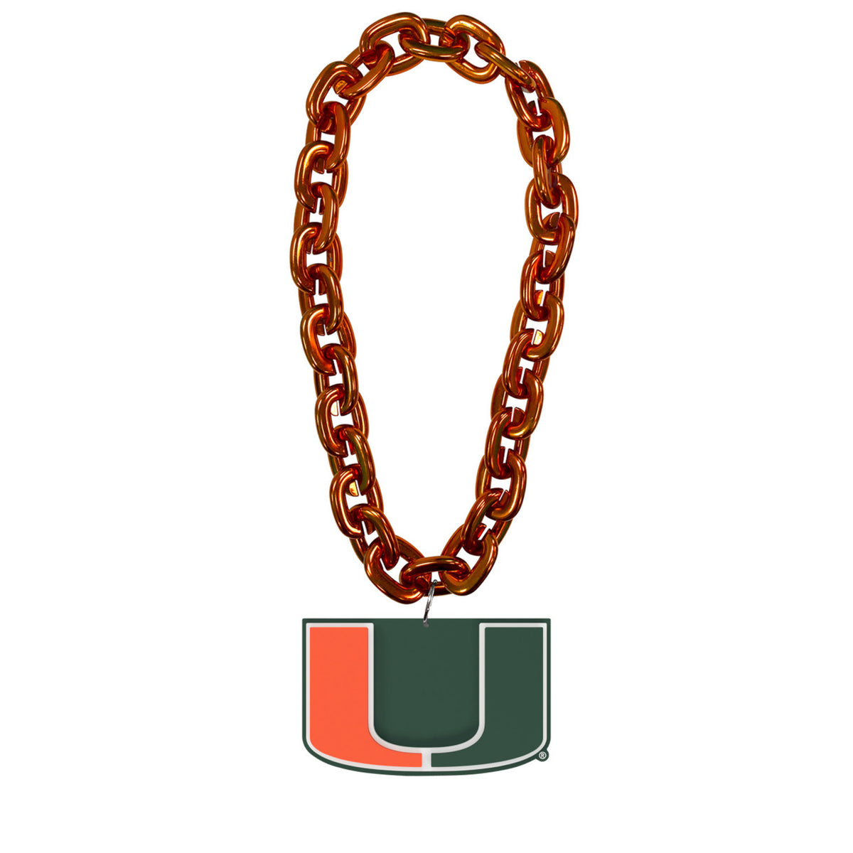 Aminco Miami Hurricanes Orange Fan Chain