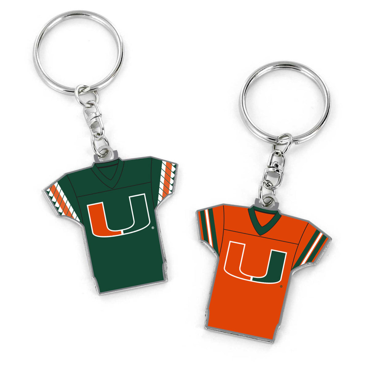 Aminco Miami Hurricanes Football Jersey Keychain