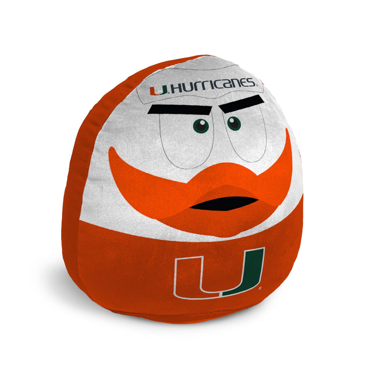 Pegasus Sports Miami Hurricanes Sebastian the Ibis Plushie Pillow