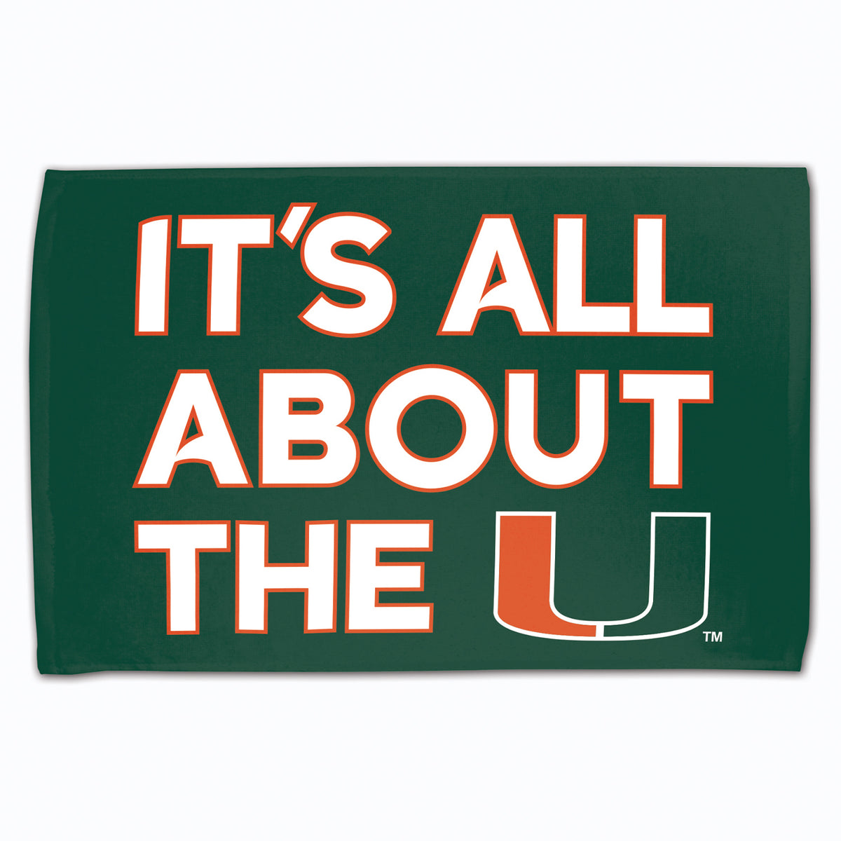 WinCraft Miami Hurricanes It&#39;s All About The U Rally Towel