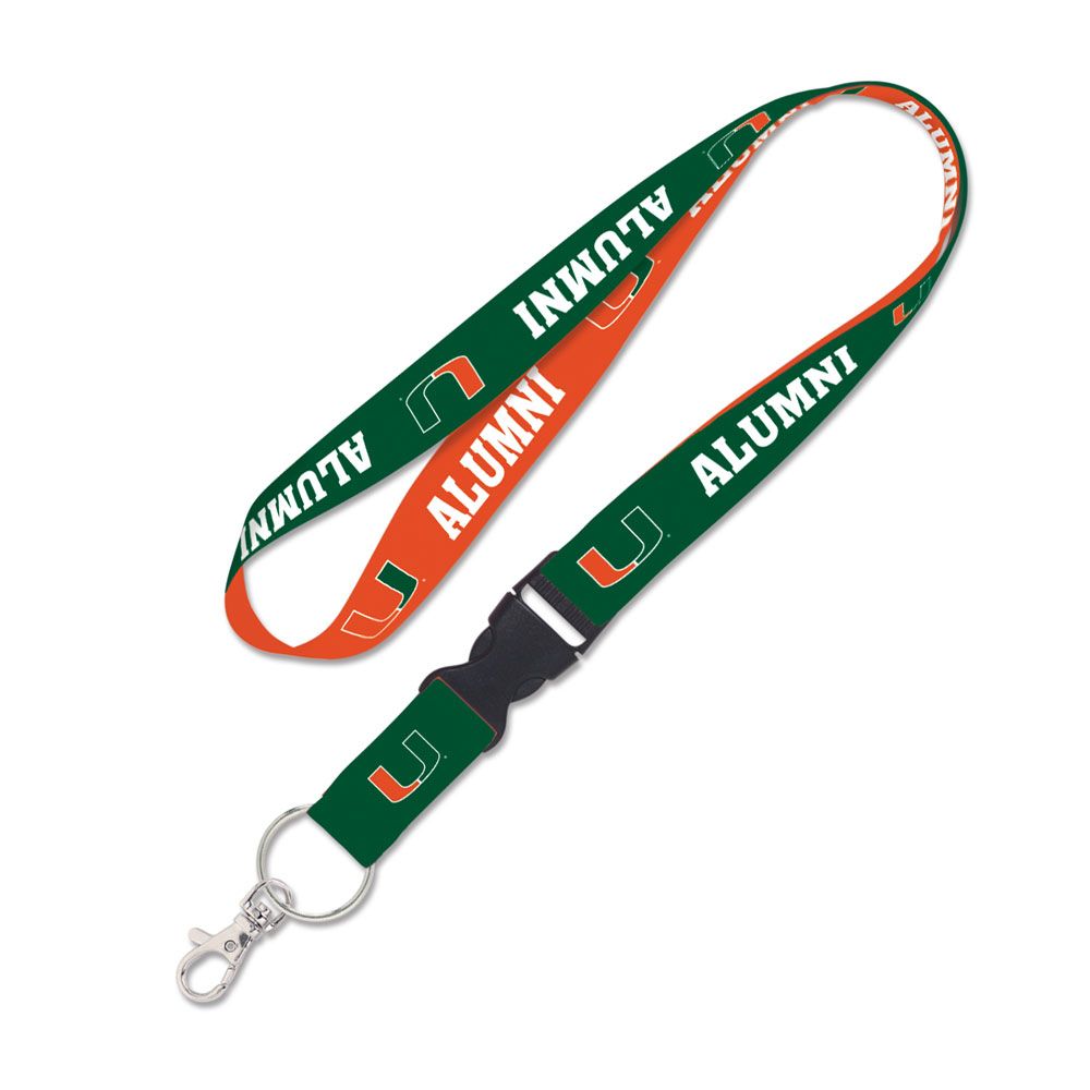 WinCraft Miami Hurricanes Miami Alumni Lanyard