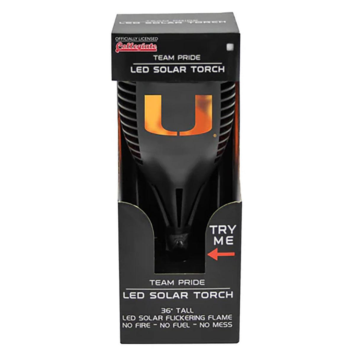 Sporticulture Miami Hurricanes LED Solar Torch