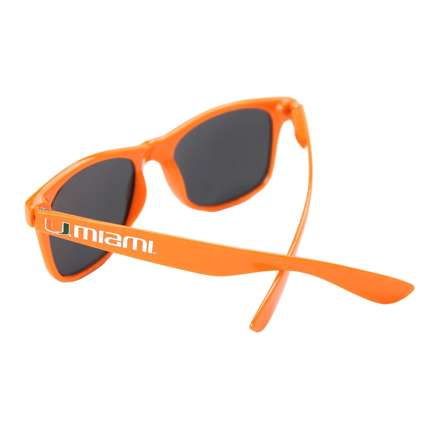Society43 Miami Hurricanes Orange U Miami Retro Mirror Sunglasses