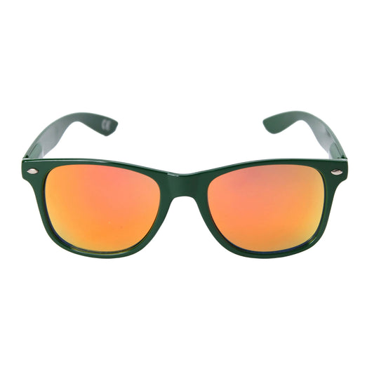 Society43 Miami Hurricanes Green U Miami Retro Mirror Sunglasses