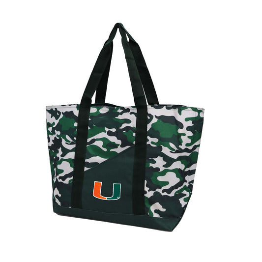 LITTLEARTH Miami Hurricanes Camo Tote Bag