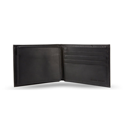 Rico Industries Miami Hurricanes Black Embroidered Leather Bi-Fold Wallet