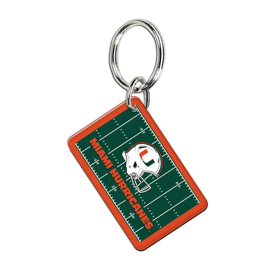 WinCraft Miami Hurricanes Kickoff Keychain