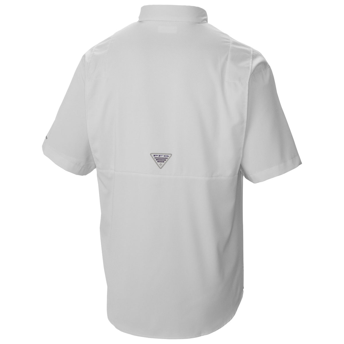 Columbia Miami Hurricane Baseball Tamiami Button Up White Woven  Shirt