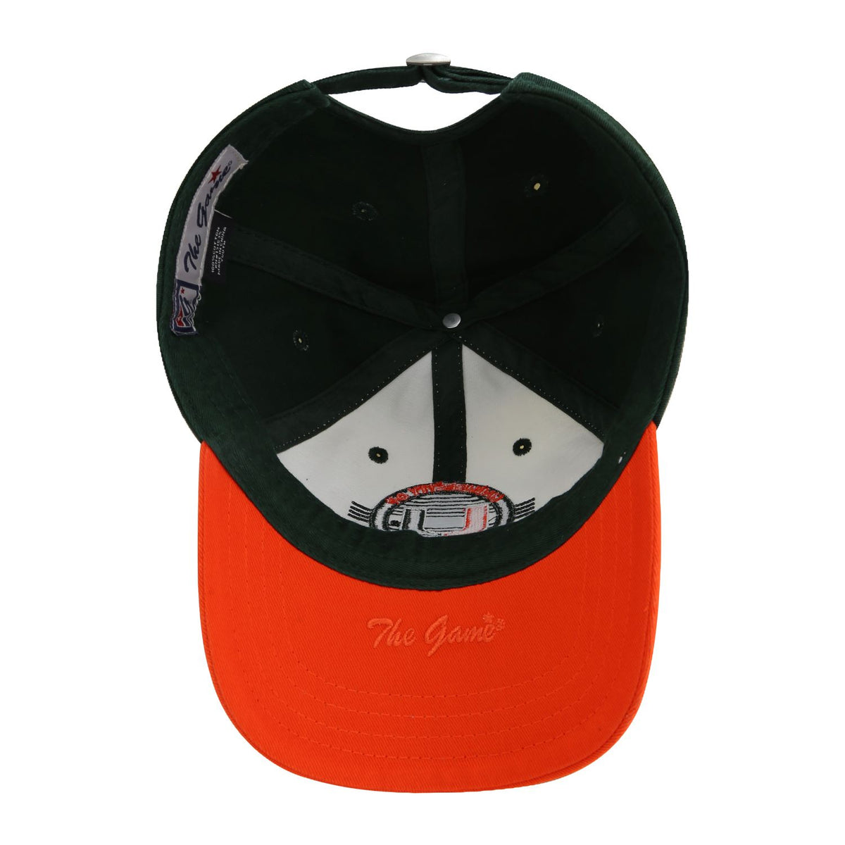 The Game University of Miami Youth TriColor Adjustable Cap