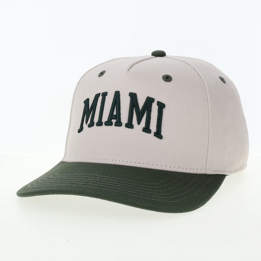 Legacy Miami Hurricanes Youth Green Miami Heritage Twill Snapback Hat