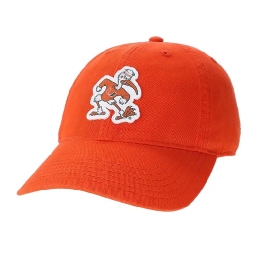 Legacy Miami Hurricanes Youth Orange Sebastian the Ibis Adjustable Hat