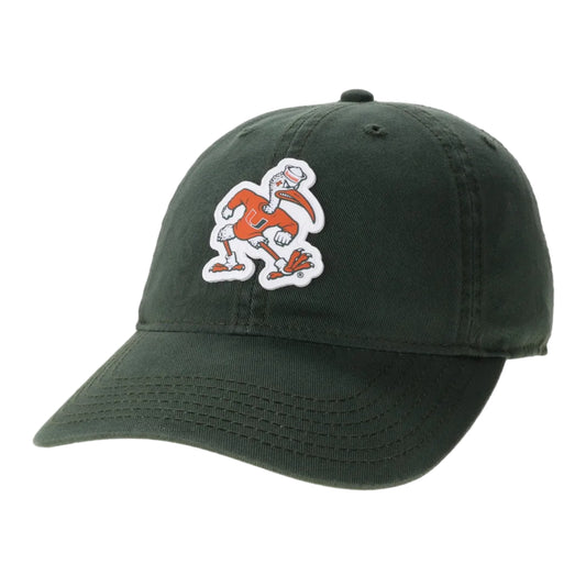 Legacy Miami Hurricanes Youth Green Sebastian the Ibis Adjustable Hat