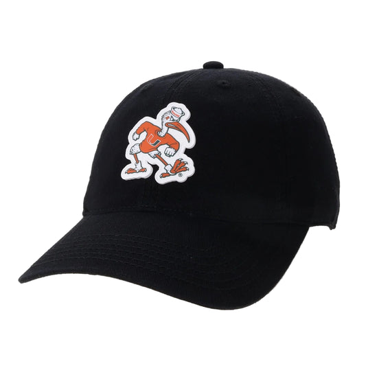 Legacy Miami Hurricanes Youth Black Sebastian the Ibis Adjustable Hat