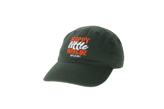 Legacy Miami Hurricanes Toddler Green “Happy Little Hurricane” Relaxed Twill Hat