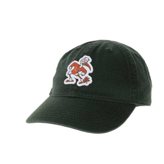 Legacy Miami Hurricanes Toddler Green Sebastian the Ibis Relaxed Twill Hat
