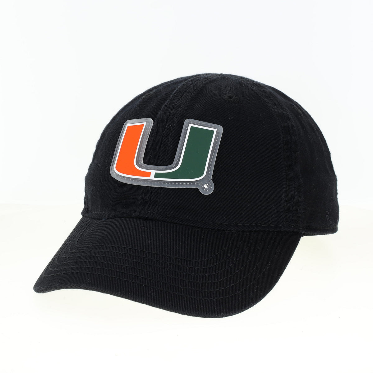 Legacy Miami Hurricanes Toddler Black U Patch Relaxed Twill Hat