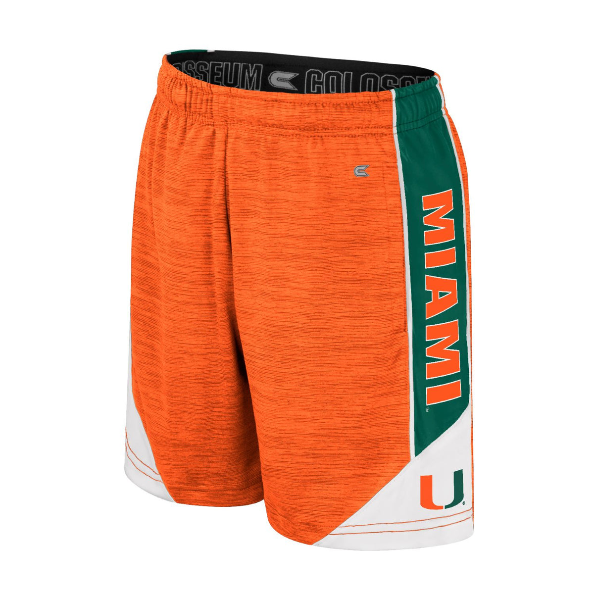 Colosseum Miami Hurricanes Orange Youth Rylos Shorts