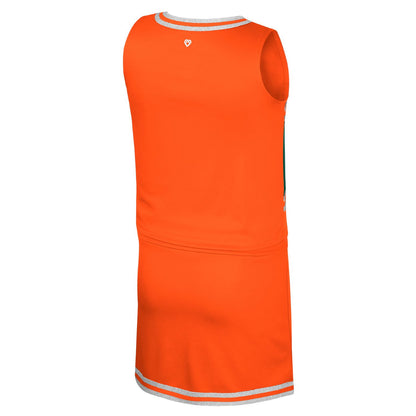 Colosseum Miami Hurricanes Orange Youth Cheer Set