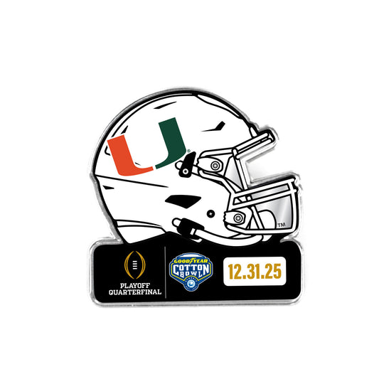 Aminco Miami Hurricanes vs. Ohio State Buckeyes 2025 Cotton Bowl Pin