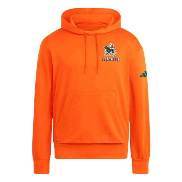 adidas Miami Hurricanes Orange 2001 Collection Sebastian Hoodie