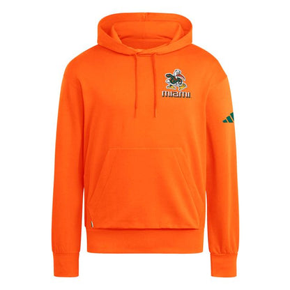 adidas Miami Hurricanes Orange 2001 Collection Sebastian Hoodie
