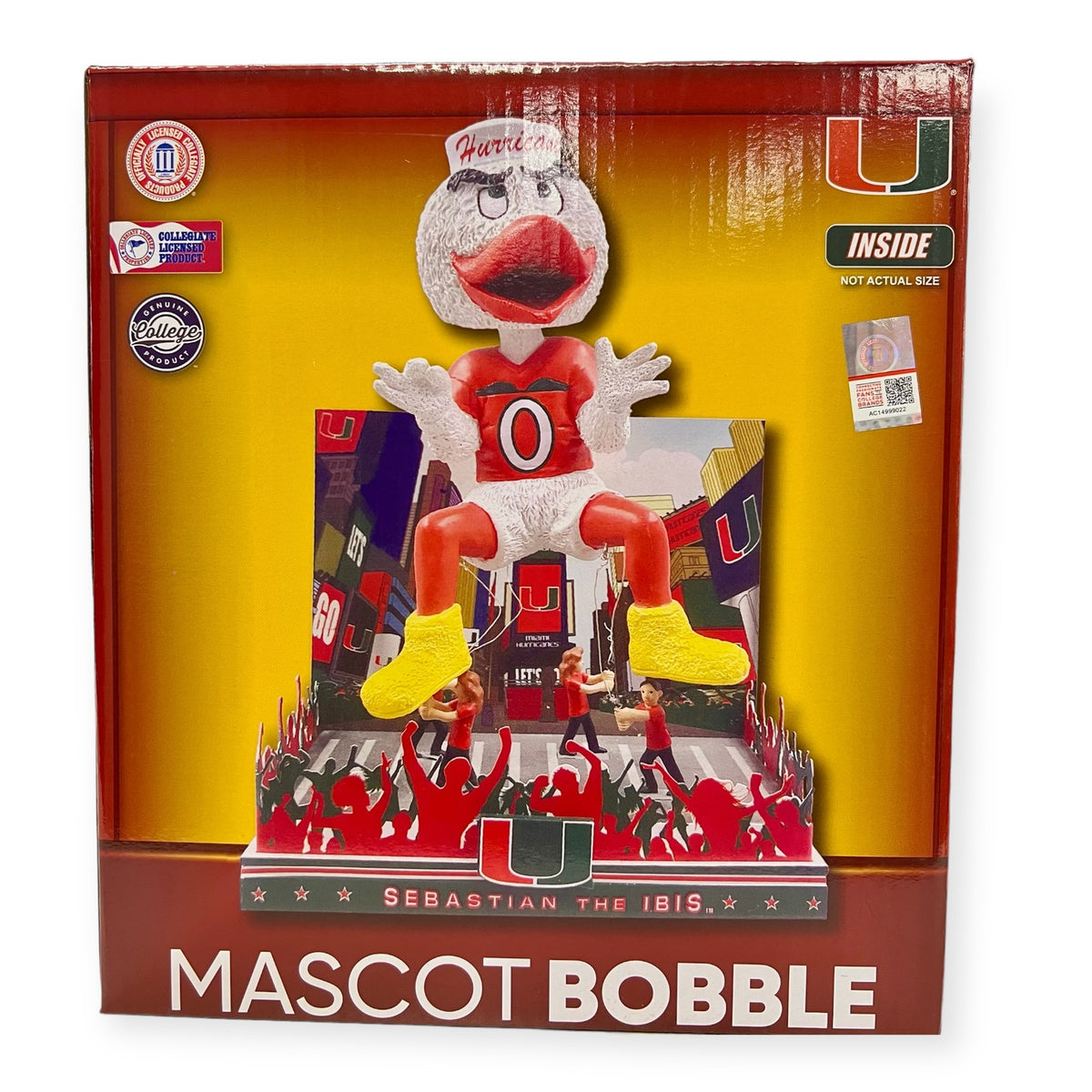 FOCO Miami Hurricanes Ibis Parade Bobblehead