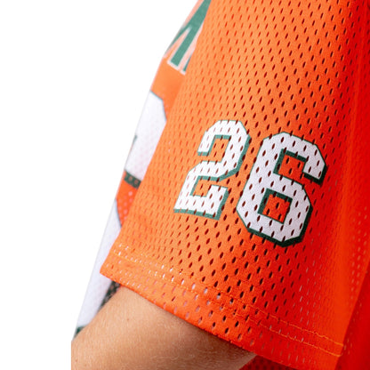 ESTABLISHED & CO. Miami Hurricanes Women’s Orange The Boyfriend Jersey