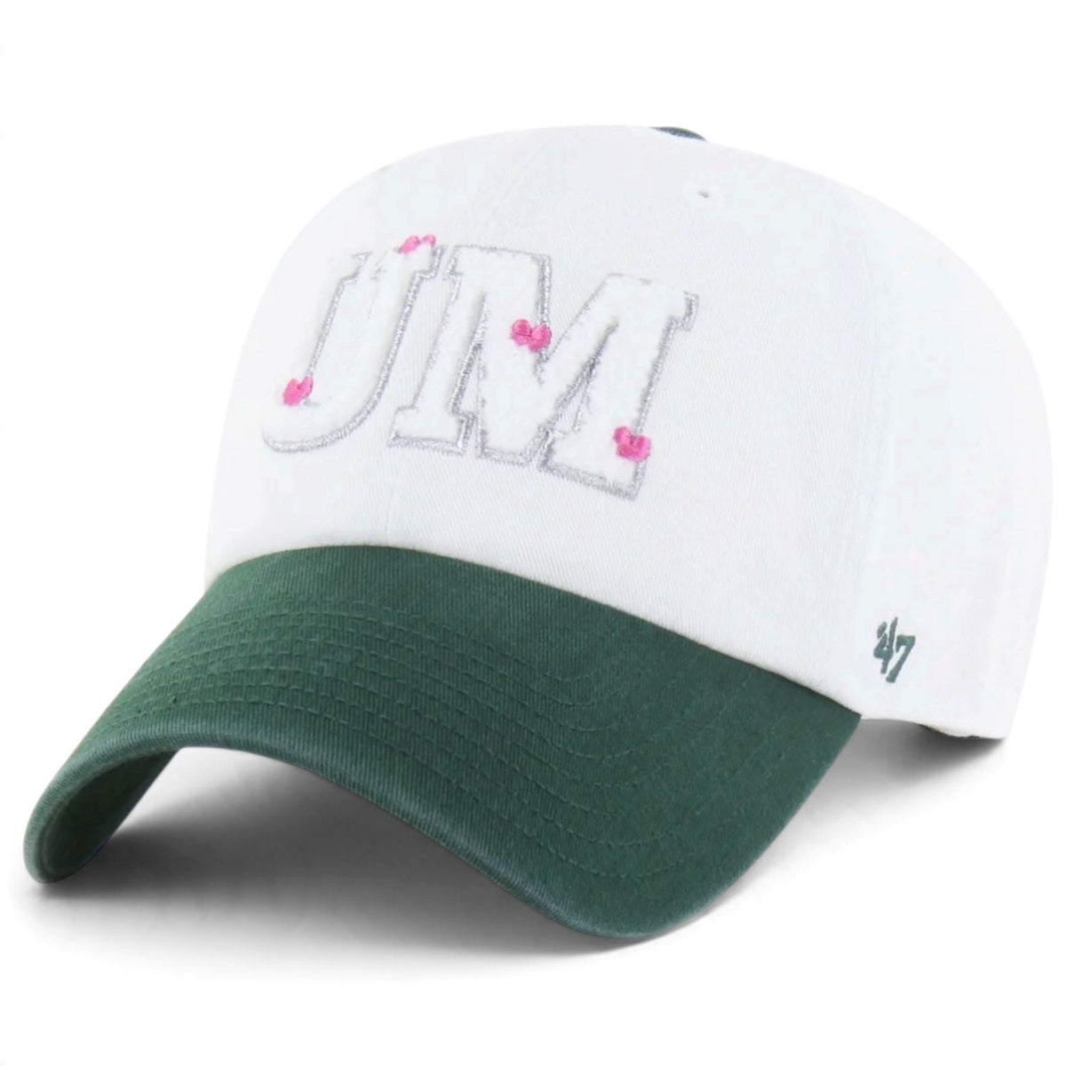 '47 Brand Miami Hurricanes White Trendy Badge Adjustable Hat