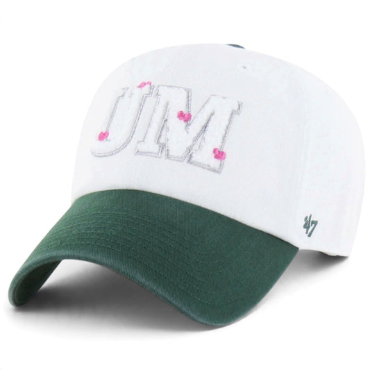 '47 Brand Miami Hurricanes White Trendy Badge Adjustable Hat