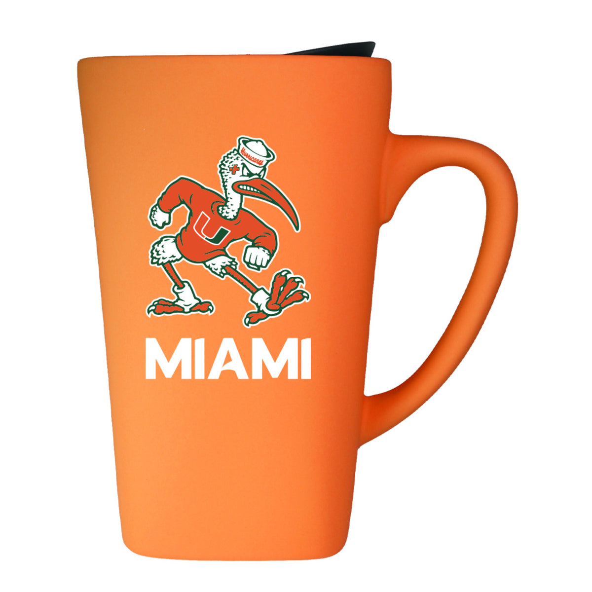 The Fanatic Group University of Miami 18oz Soft Ceramic Orange Mug