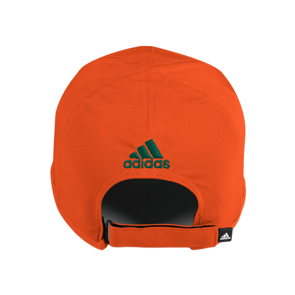 adidas Miami Hurricanes Orange Superlite AeroReady Cap