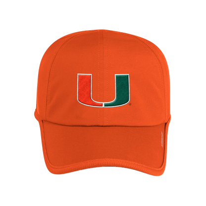 adidas Miami Hurricanes Orange Superlite AeroReady Cap