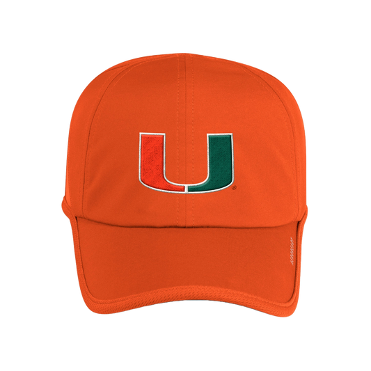 adidas Miami Hurricanes Orange Superlite AeroReady Cap