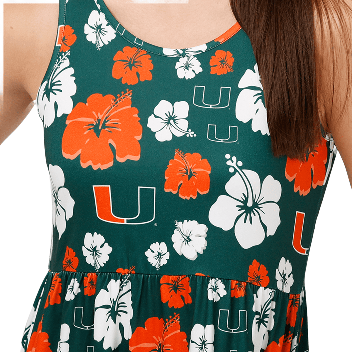 Foco Women&#39;s Miami Hurricanes Floral Dress