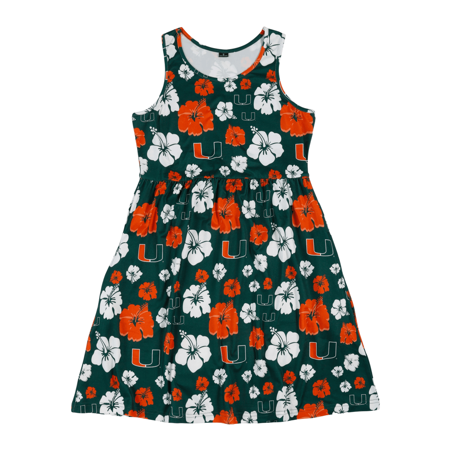 Foco Women's Miami Hurricanes Floral Dress