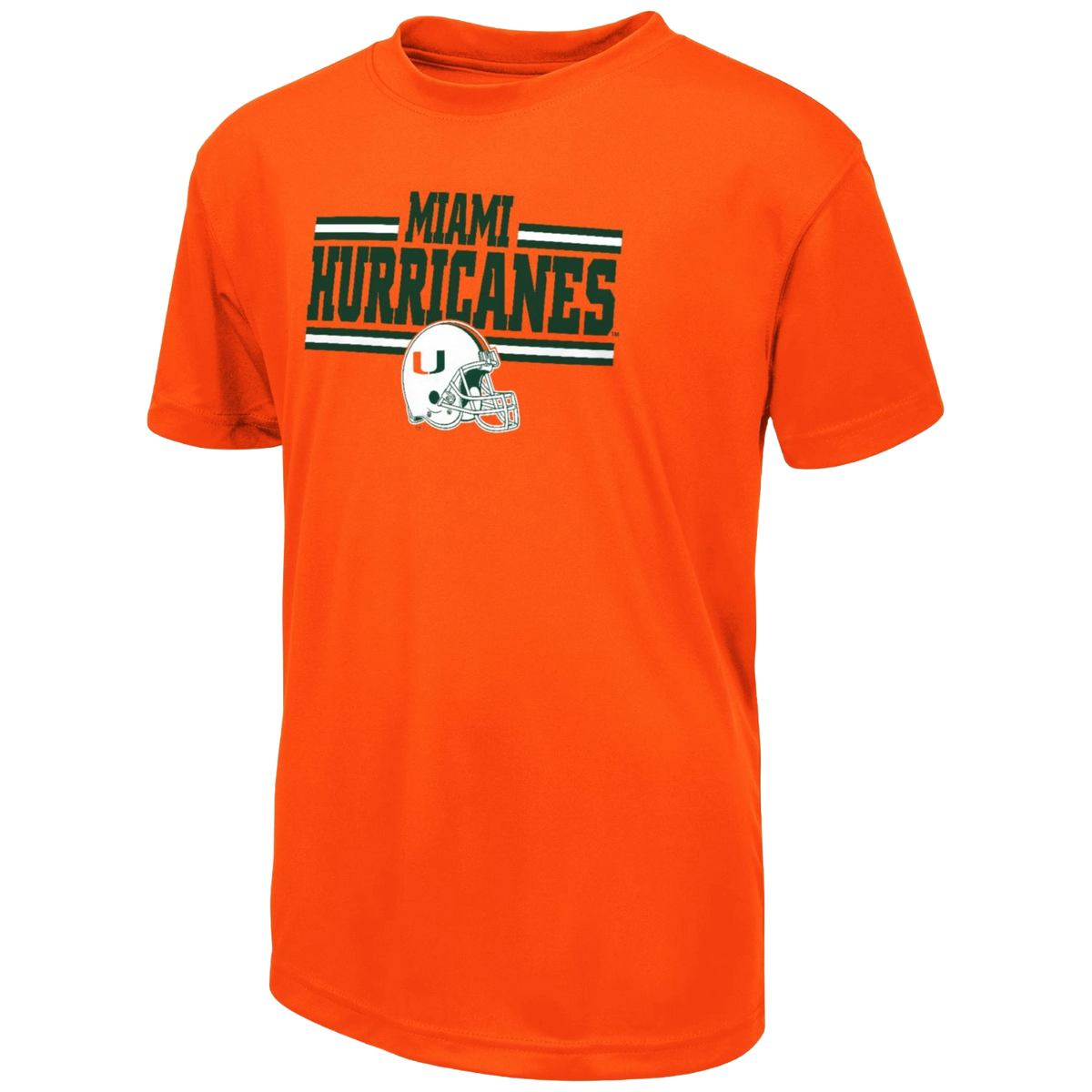 Colosseum Miami Hurricanes Football Orange Youth T-Shirt