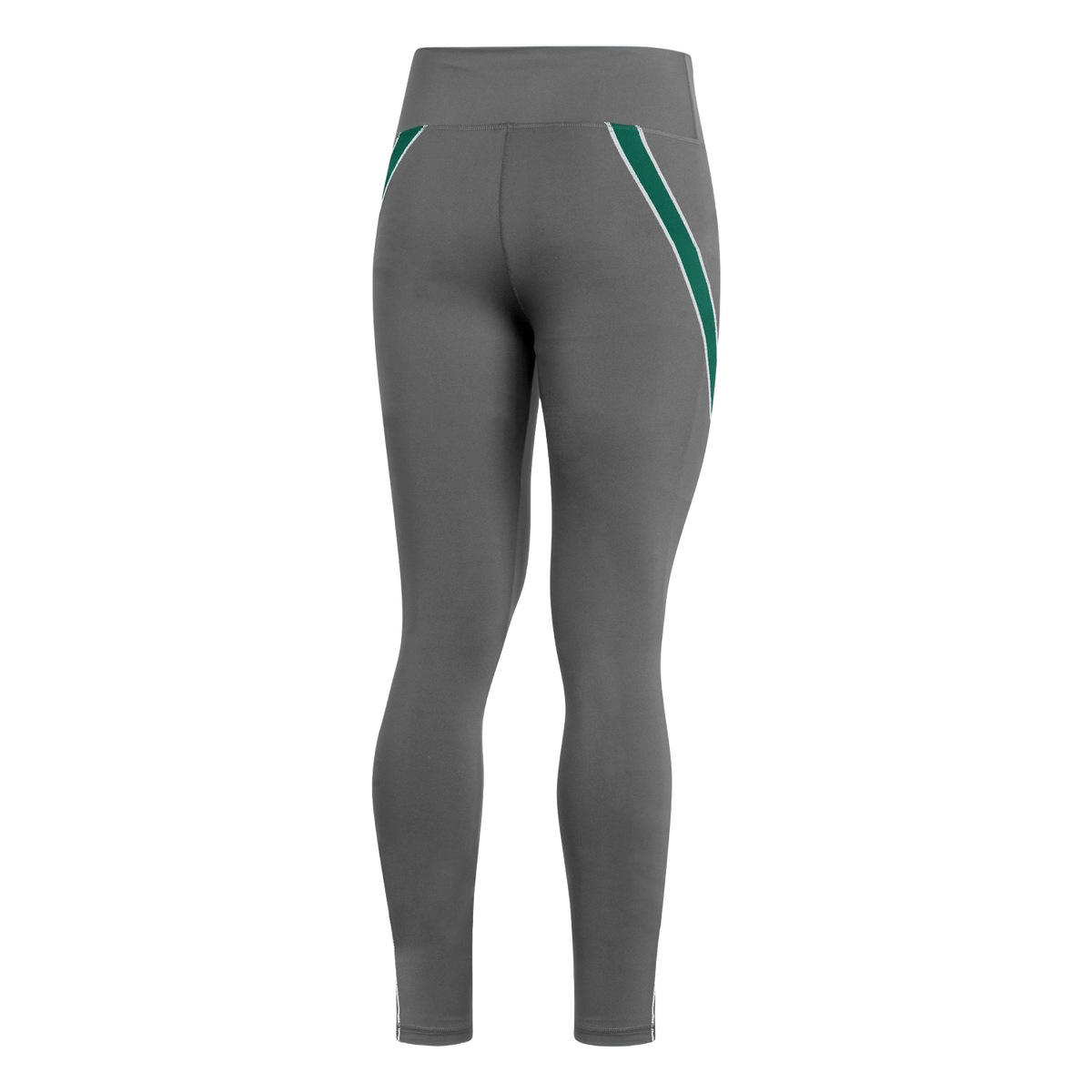 adidas Women&#39;s Miami Hurricanes Grey Stadium 7/8 AeroReady Leggings