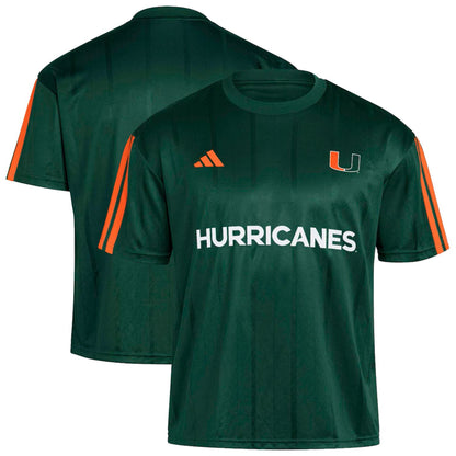 adidas Miami Hurricanes Men's Green Soccer Jersey